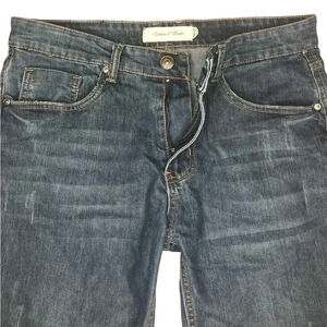 Stitches & Rivets Men's Stretch Distressed Jeans Authentic Handcrafted